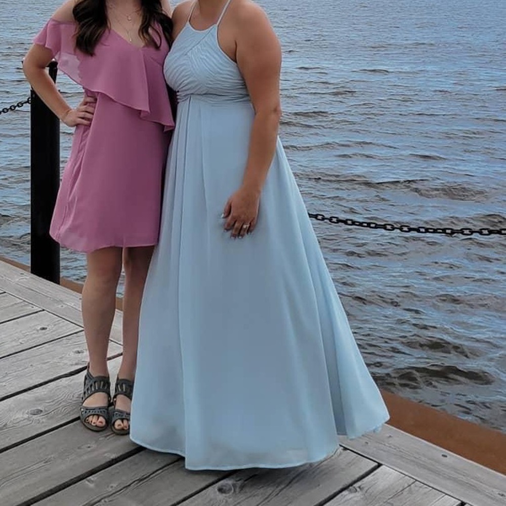 Mist Azazie Bridesmaids dress